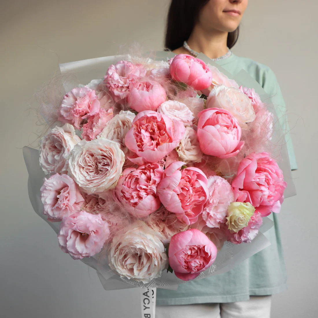 Blush peony trio